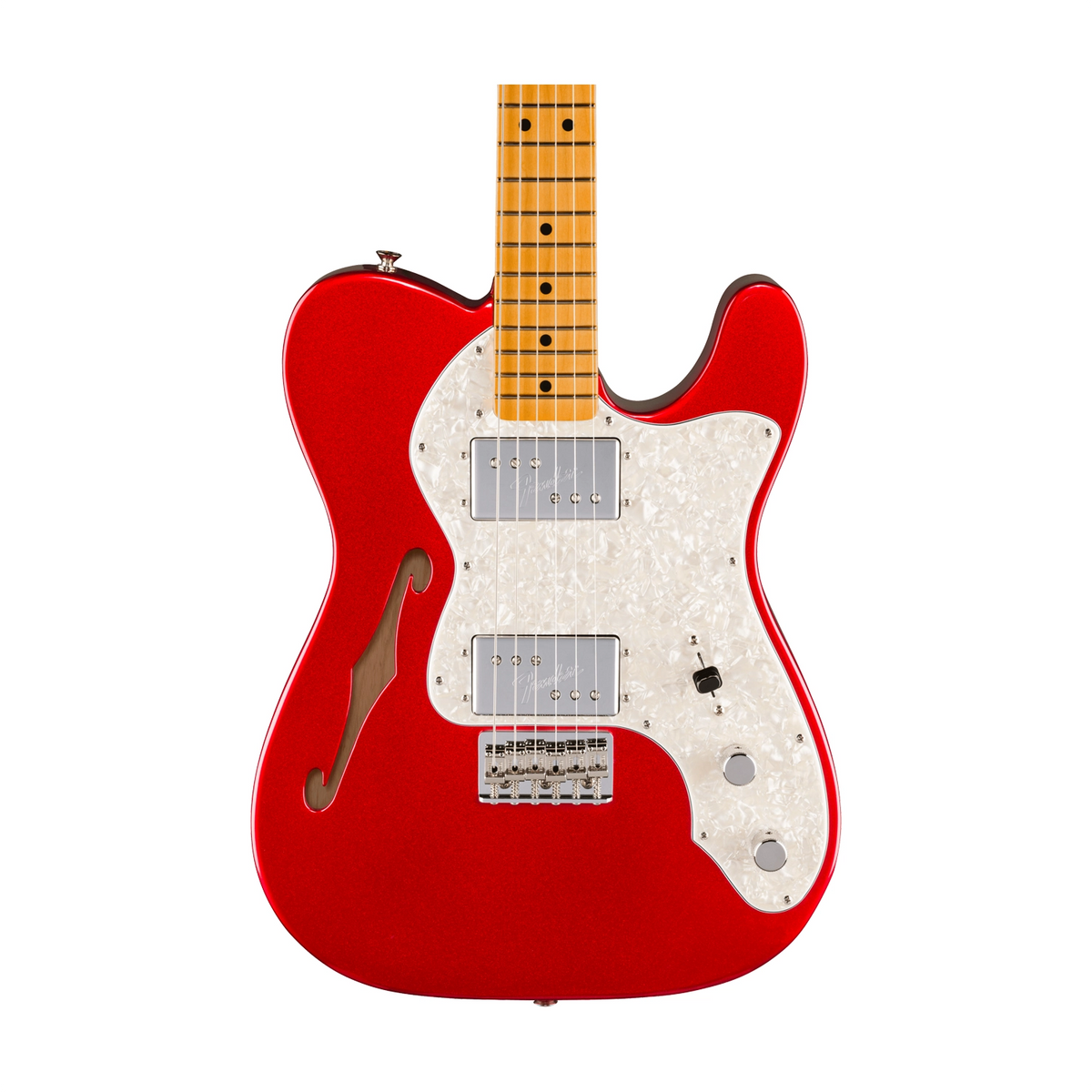 Fender American Vintage II 1972 Telecaster Thinline Electric Guitar - Candy Apple Red