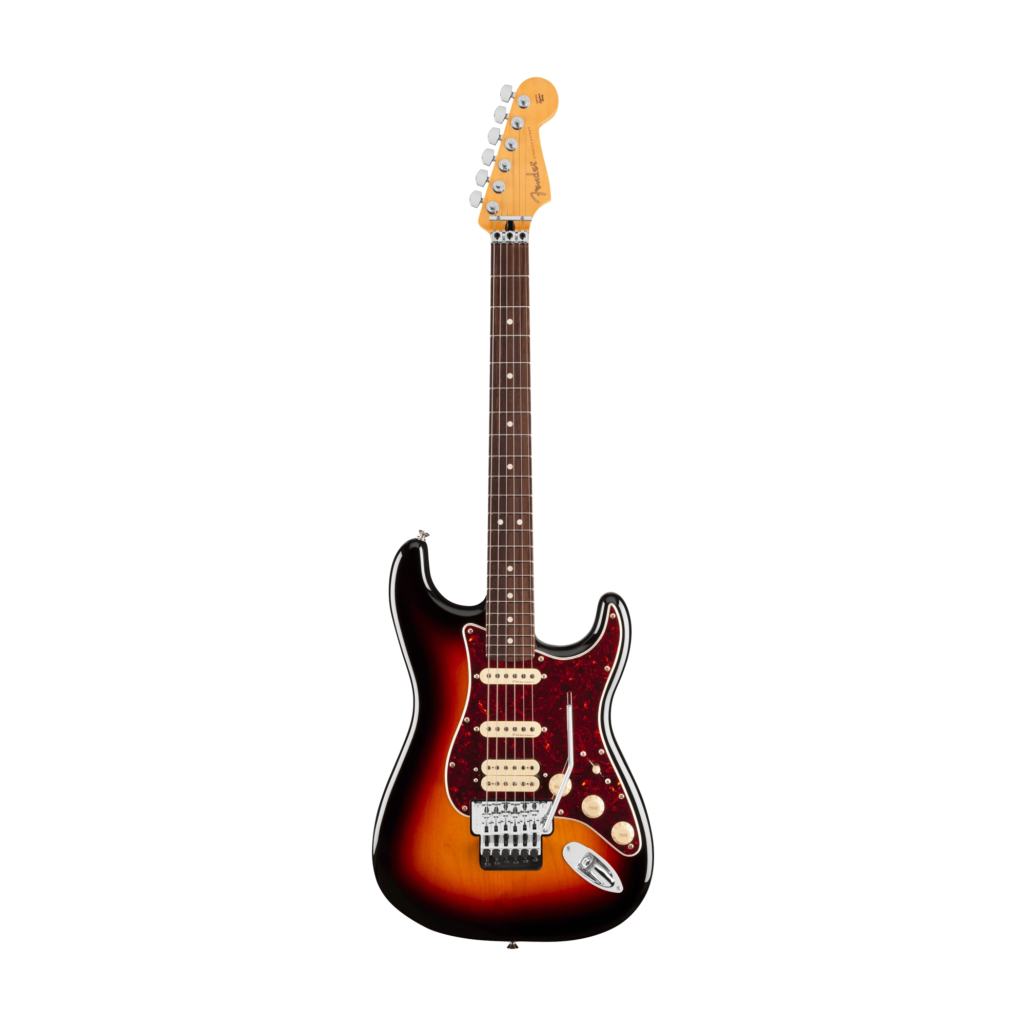 Fender Player II Modified Stratocaster HSS Floyd Rose Electric Guitar - 3-tone Sunburst, Rosewood Fingerboard