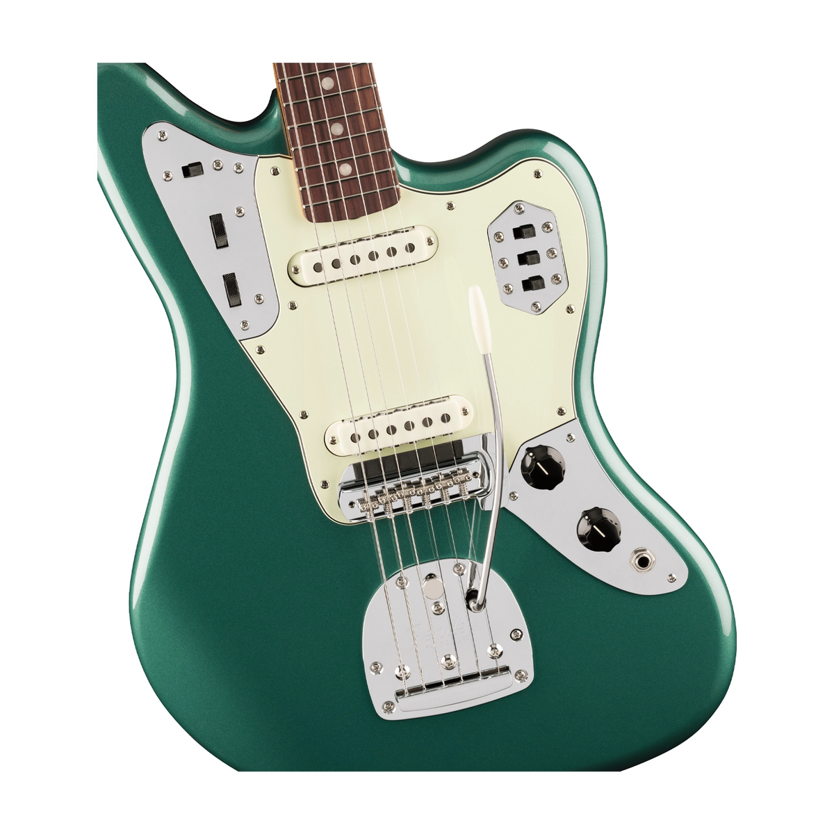 Fender Vintera III Mid 60's Jaguar Electric Guitar - Sherwood Green Metallic