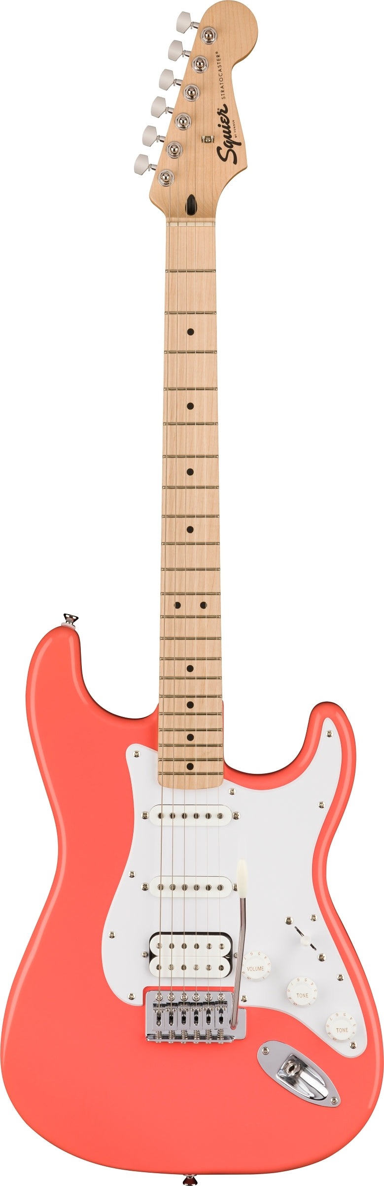 Squier Sonic Stratocaster Solidbody Electric Guitar - Tahitian Coral