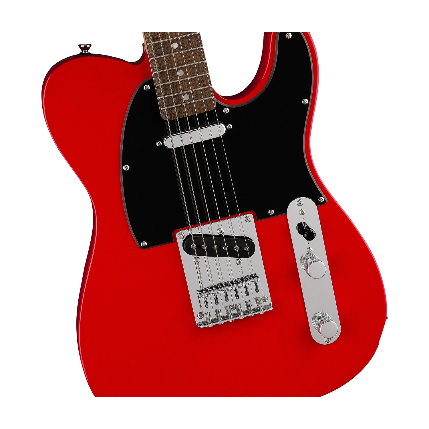 Squier Sonic Telecaster Electric Guitar - Torino Red Body close up