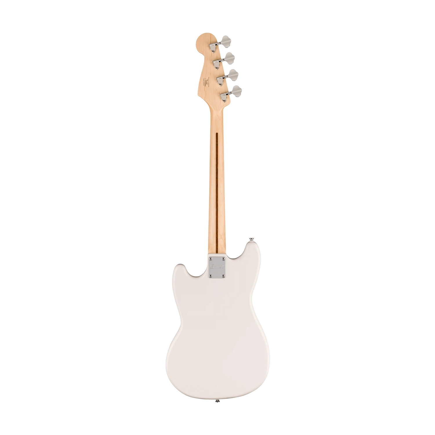 Squier Sonic Bronco Electric Bass Guitar - Artic White back side view