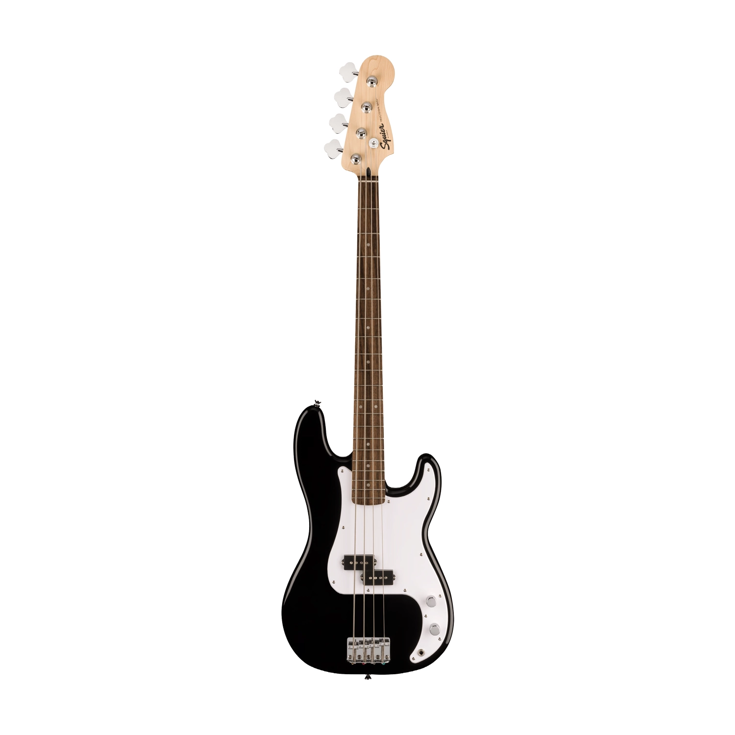 Squier Sonic Precision Electric Bass - Black front side view