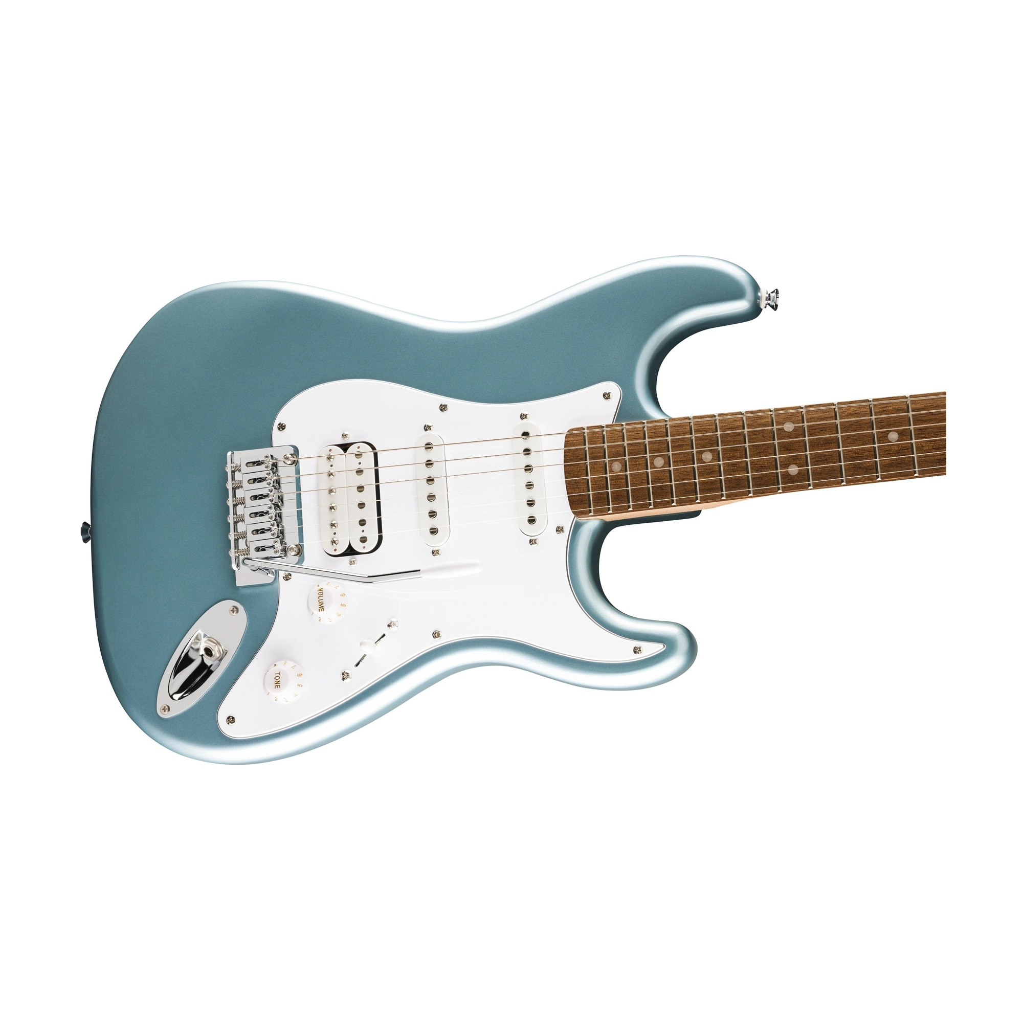 Squier Affinity Series Stratocaster Junior HSS Electric Guitar - Ice Blue Metallic