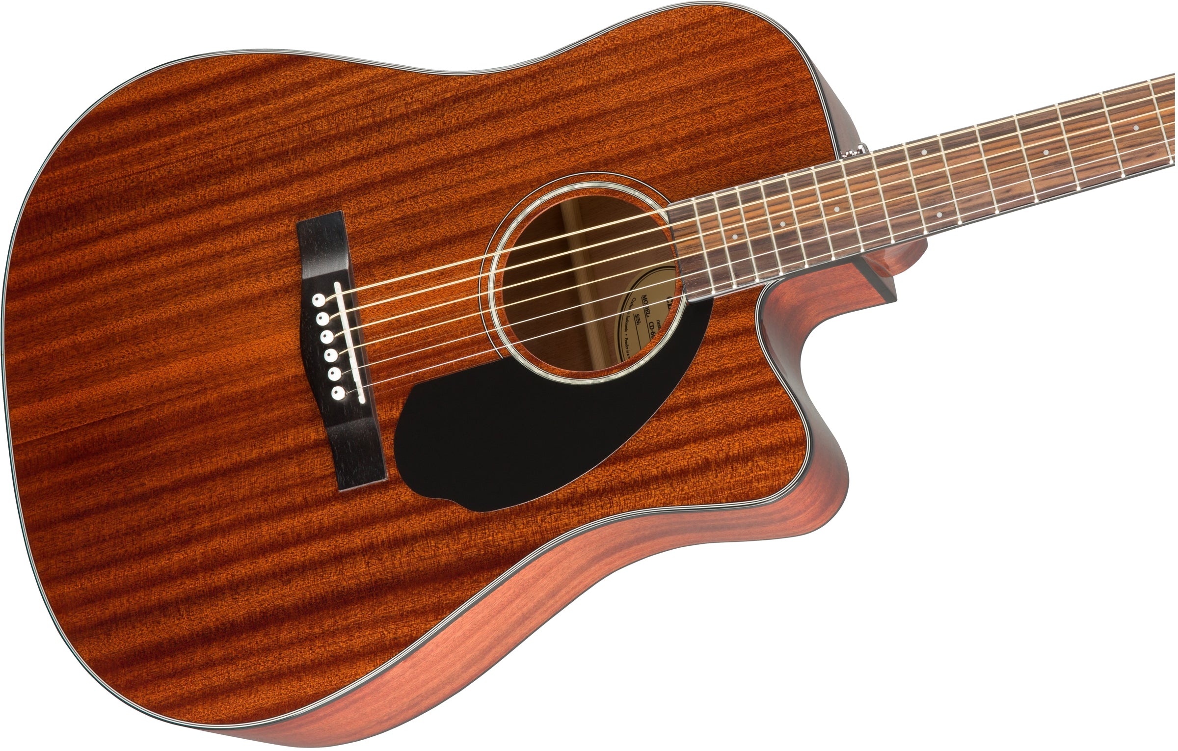 Fender CD-60SCE Dreadnought All-Mahogany Acoustic-Electric Guitar
