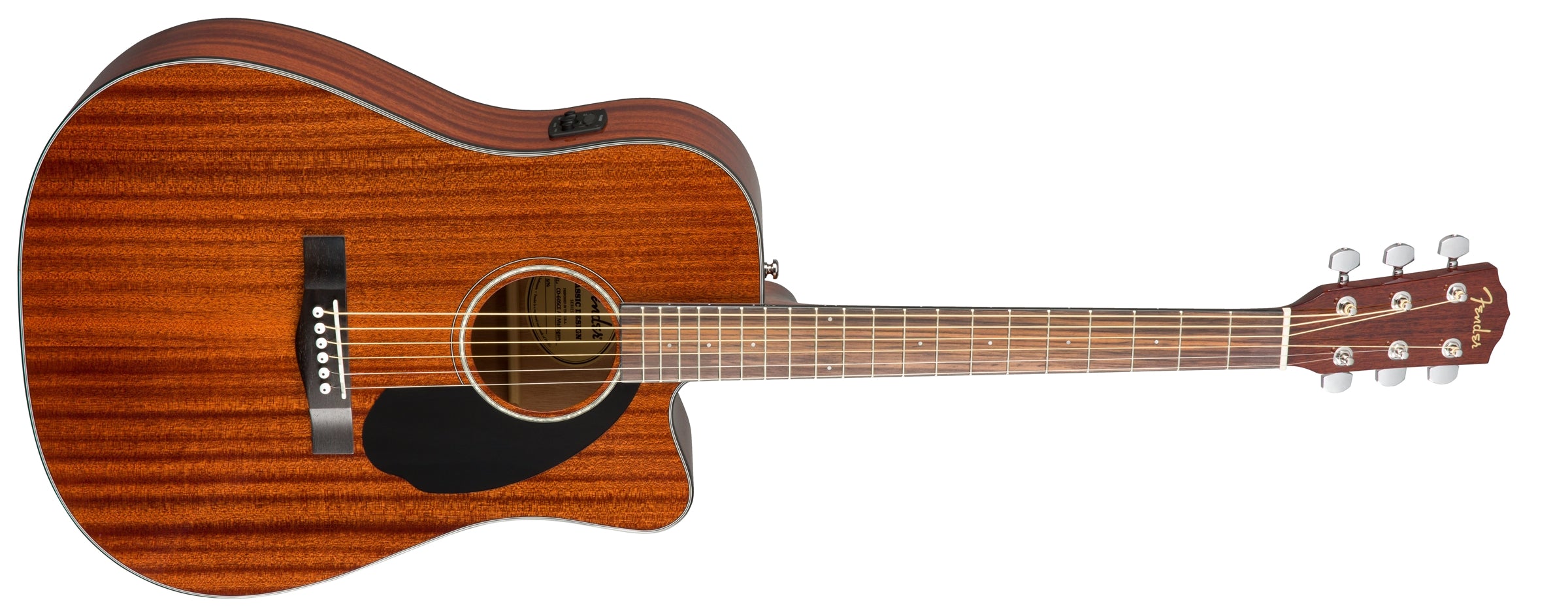 Fender CD-60SCE Dreadnought All-Mahogany Acoustic-Electric Guitar
