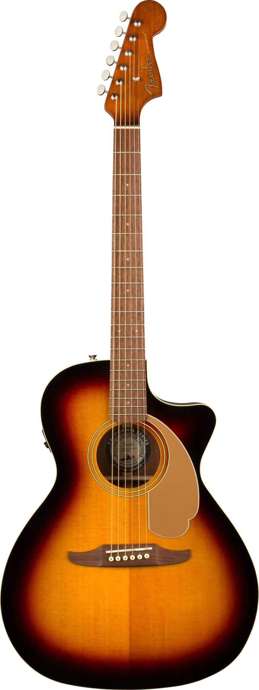 Fender Newporter Player Acoustic-Electric Guitar - Sunburst