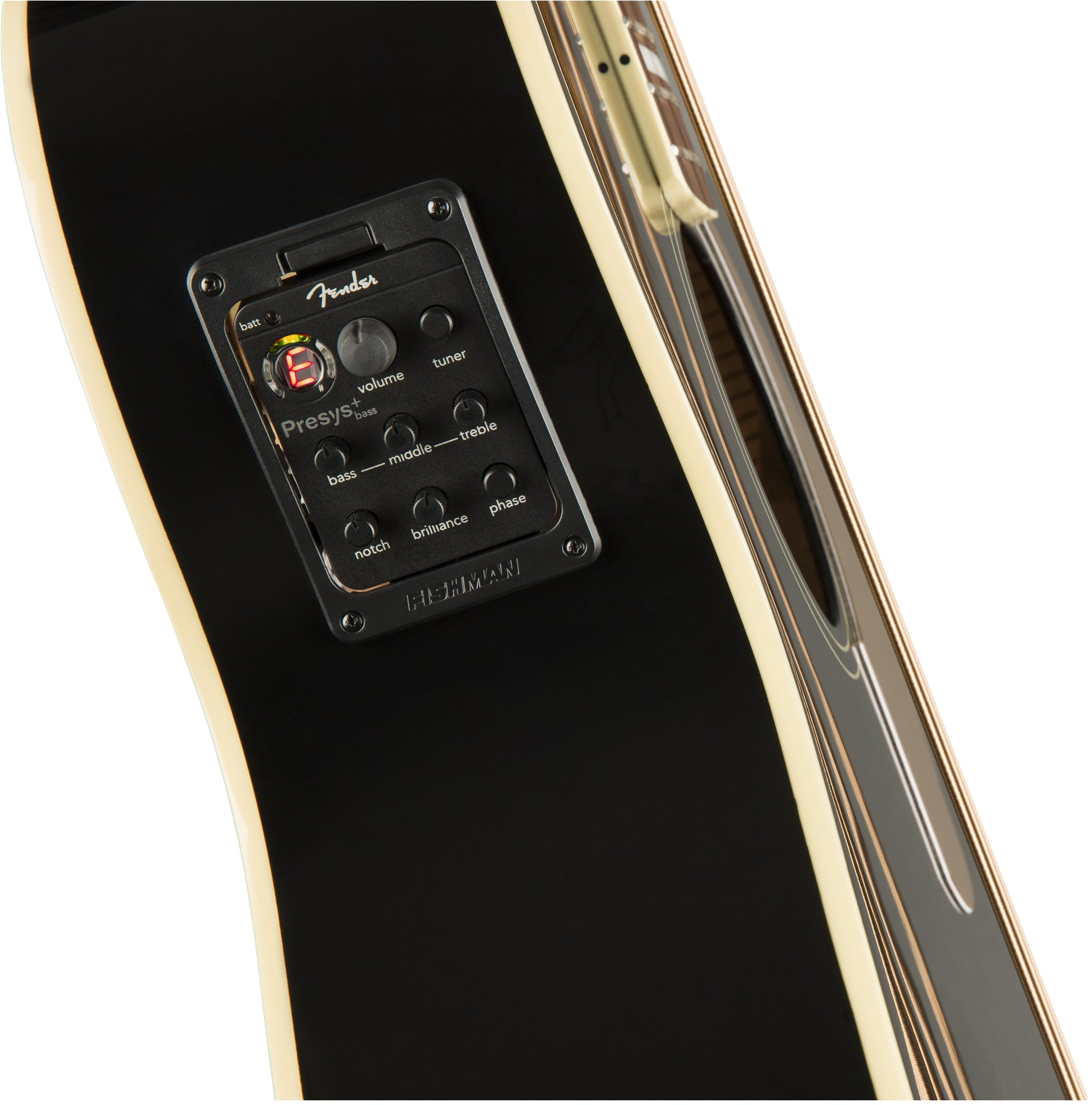 Fender Kingman Bass V2 4-String Acoustic-Electric Bass - Black