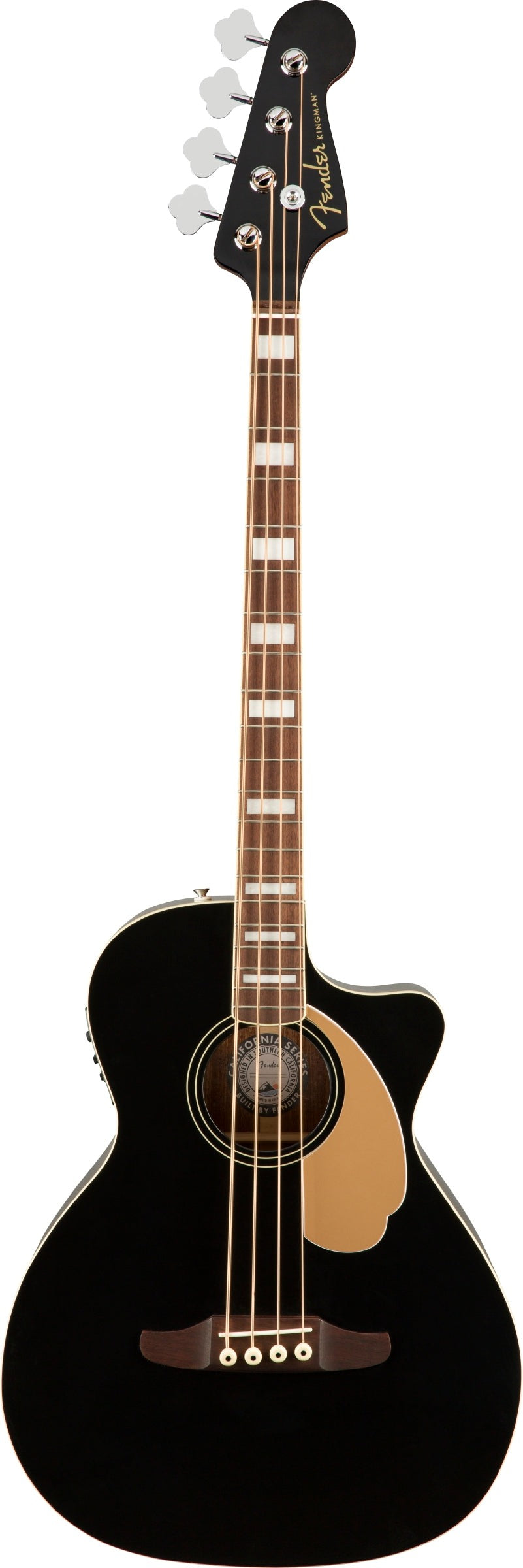 Fender Kingman Bass V2 4-String Acoustic-Electric Bass - Black