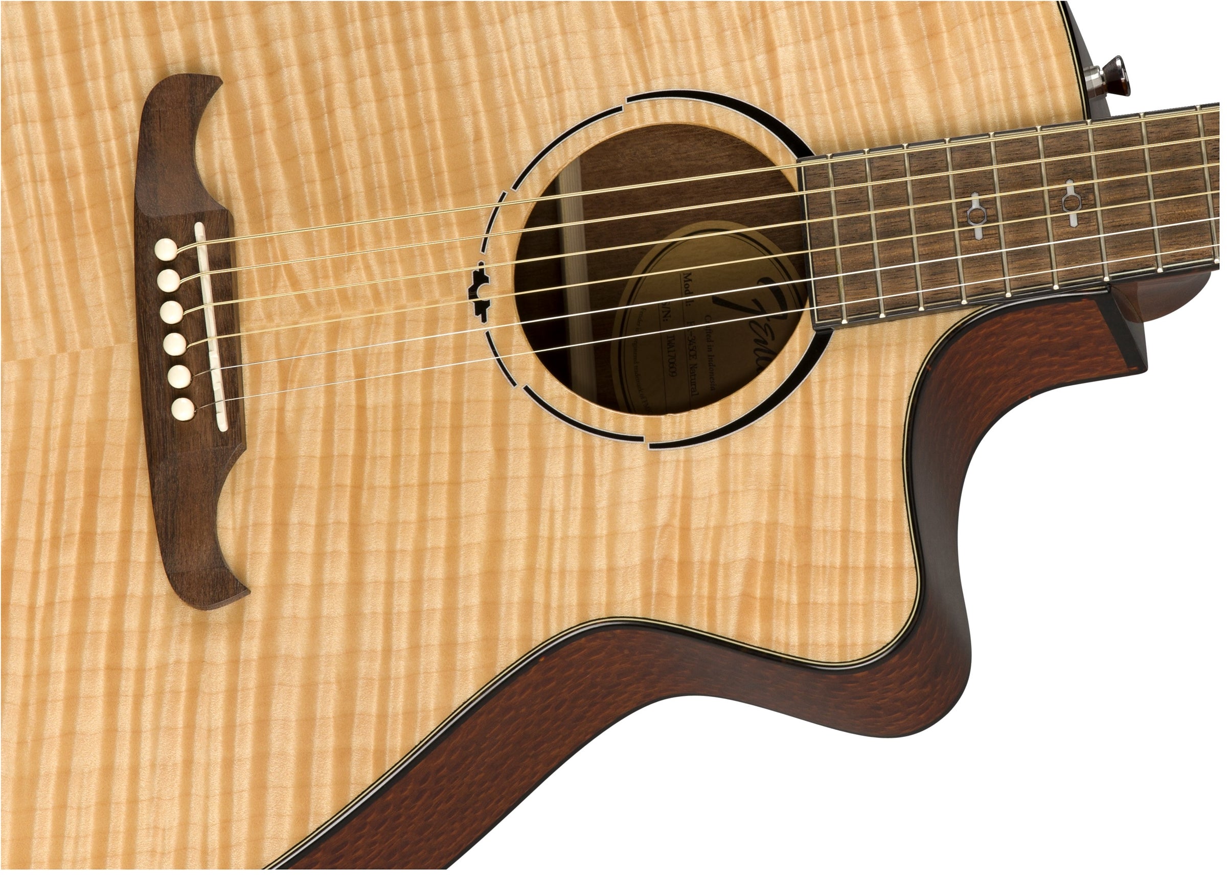 Fender FA-345CE Auditorium Acoustic-Electric Guitar - Natural