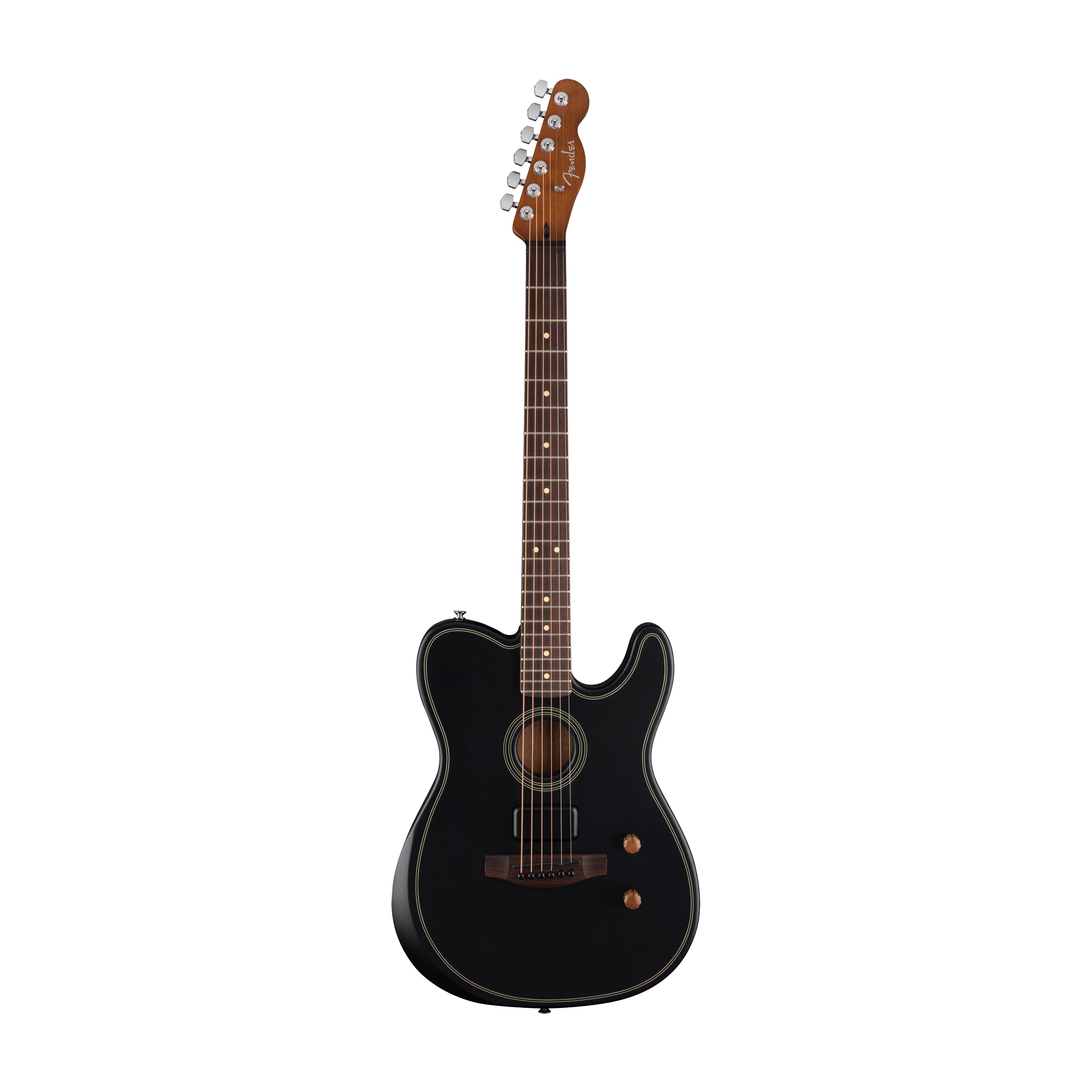 Fender Acoustasonic Standard Telecaster Acoustic-Electric Guitar - Black