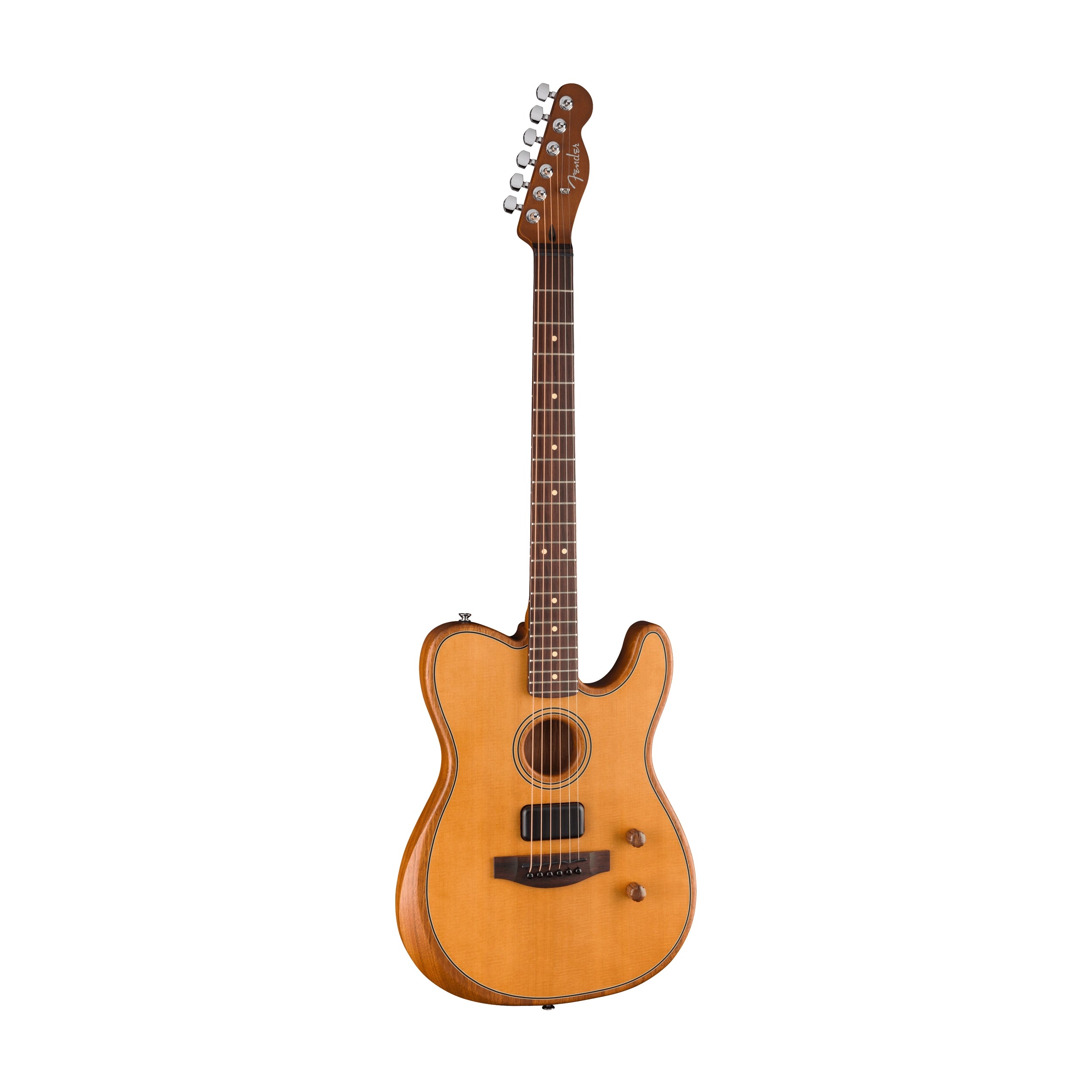 Fender Acoustasonic Standard Telecaster Acoustic-Electric Guitar - Aged Natural