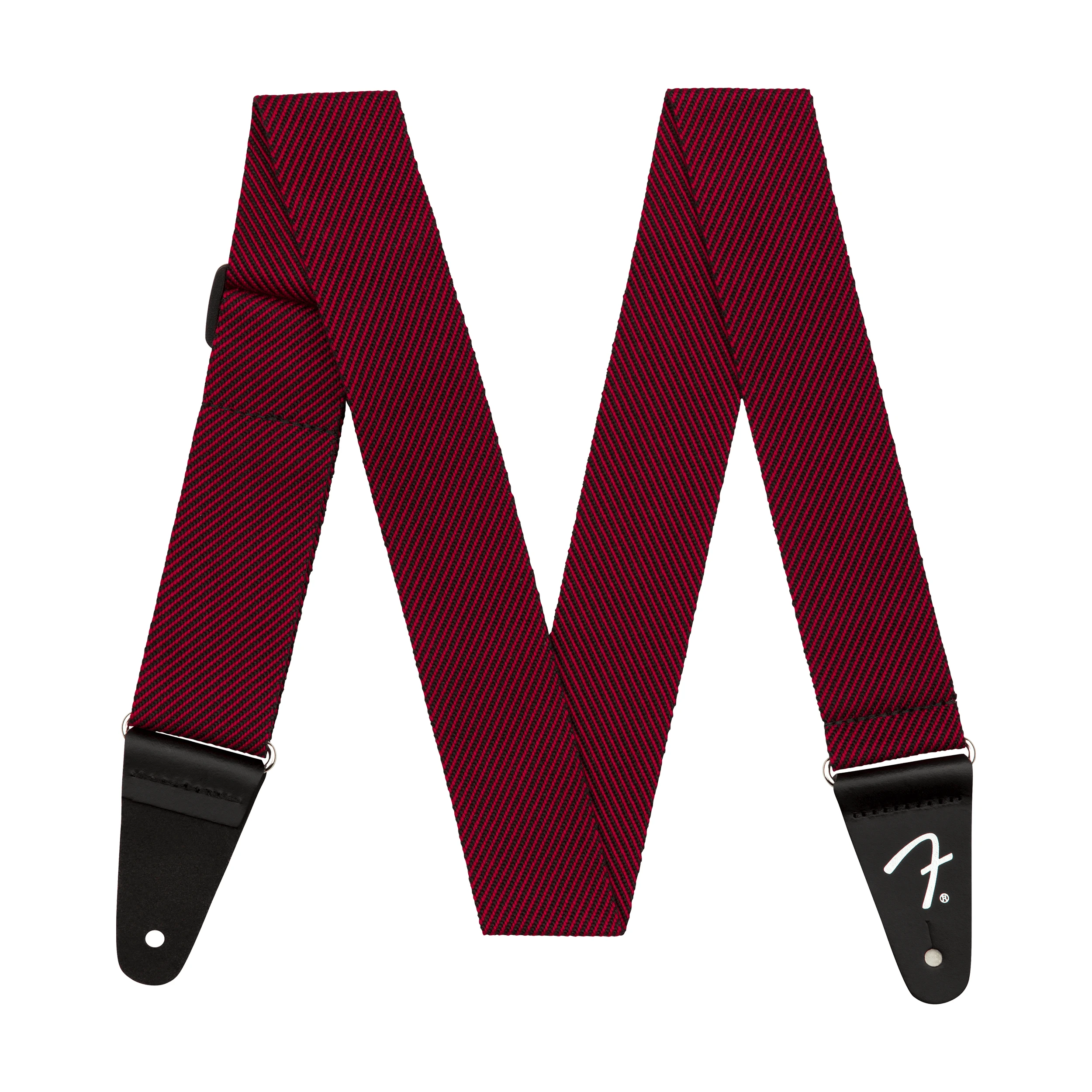Fender Modern Tweed Strap - Black & Red