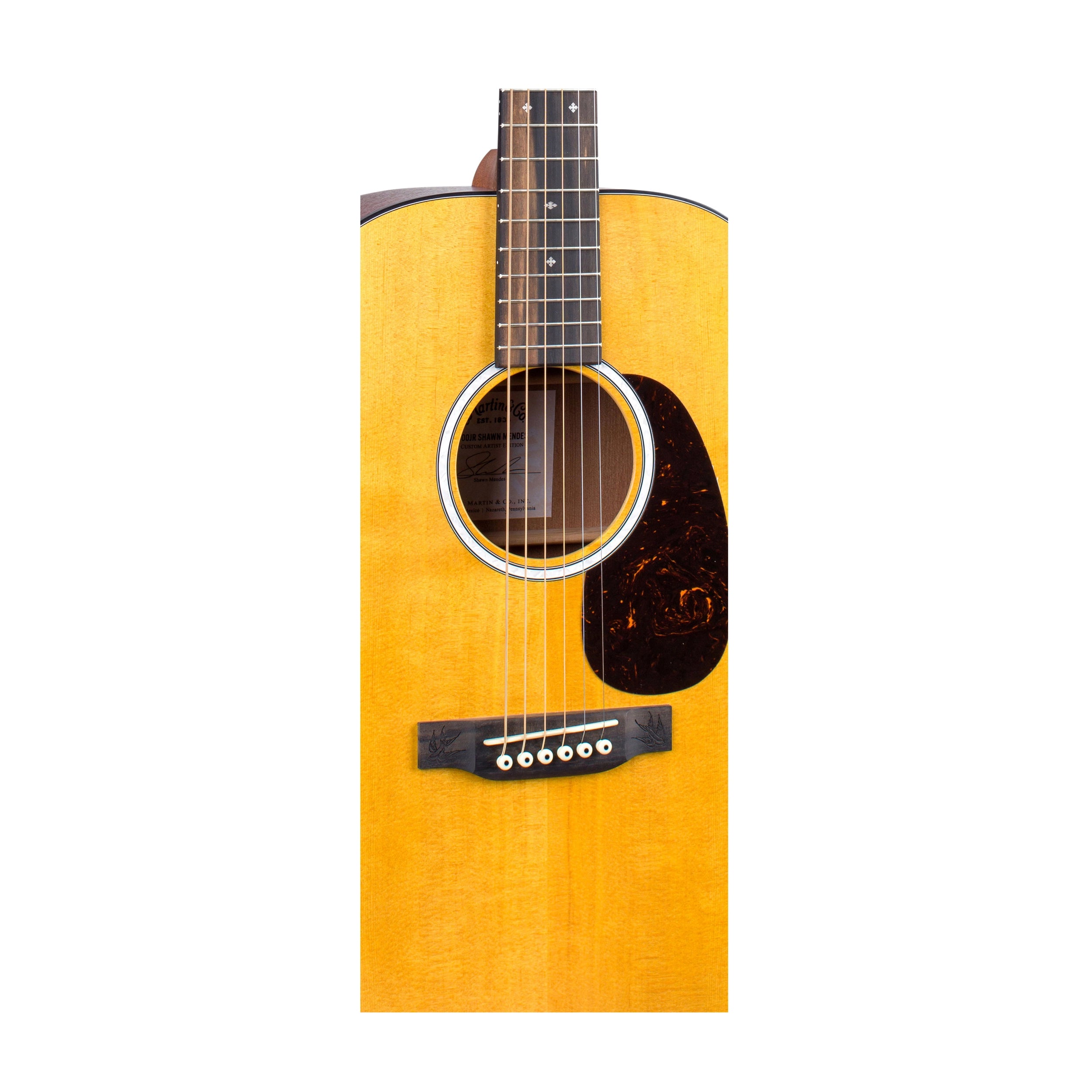 Body close up of Martin 000JR-10E Shawn Mendes Signature Acoustic-Electric Guitar