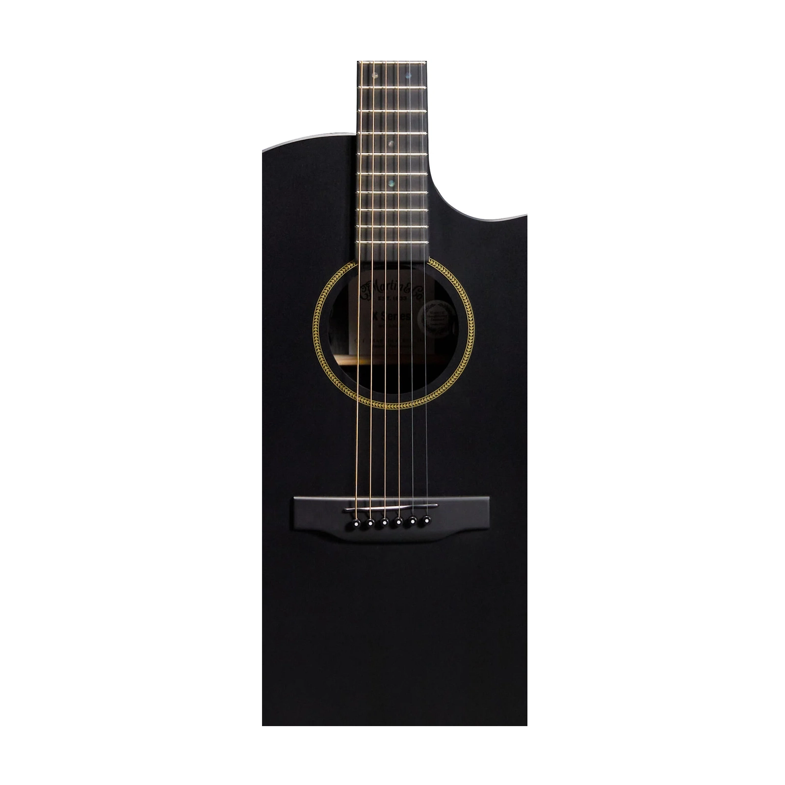 Martin GPC-X1E Grand Performance Acoustic-Electric Guitar - Black