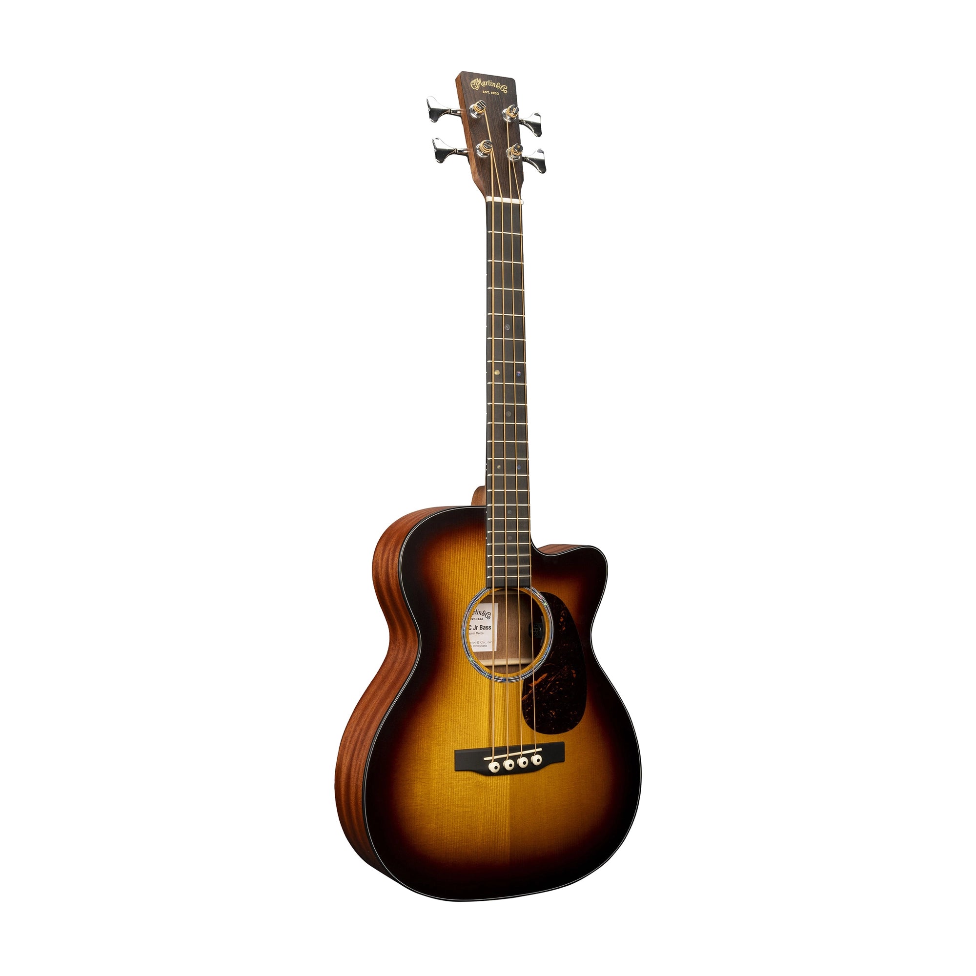 Martin 000c Jr-E Bass Burst Acoustic-Electric Bass Guitar - Burst