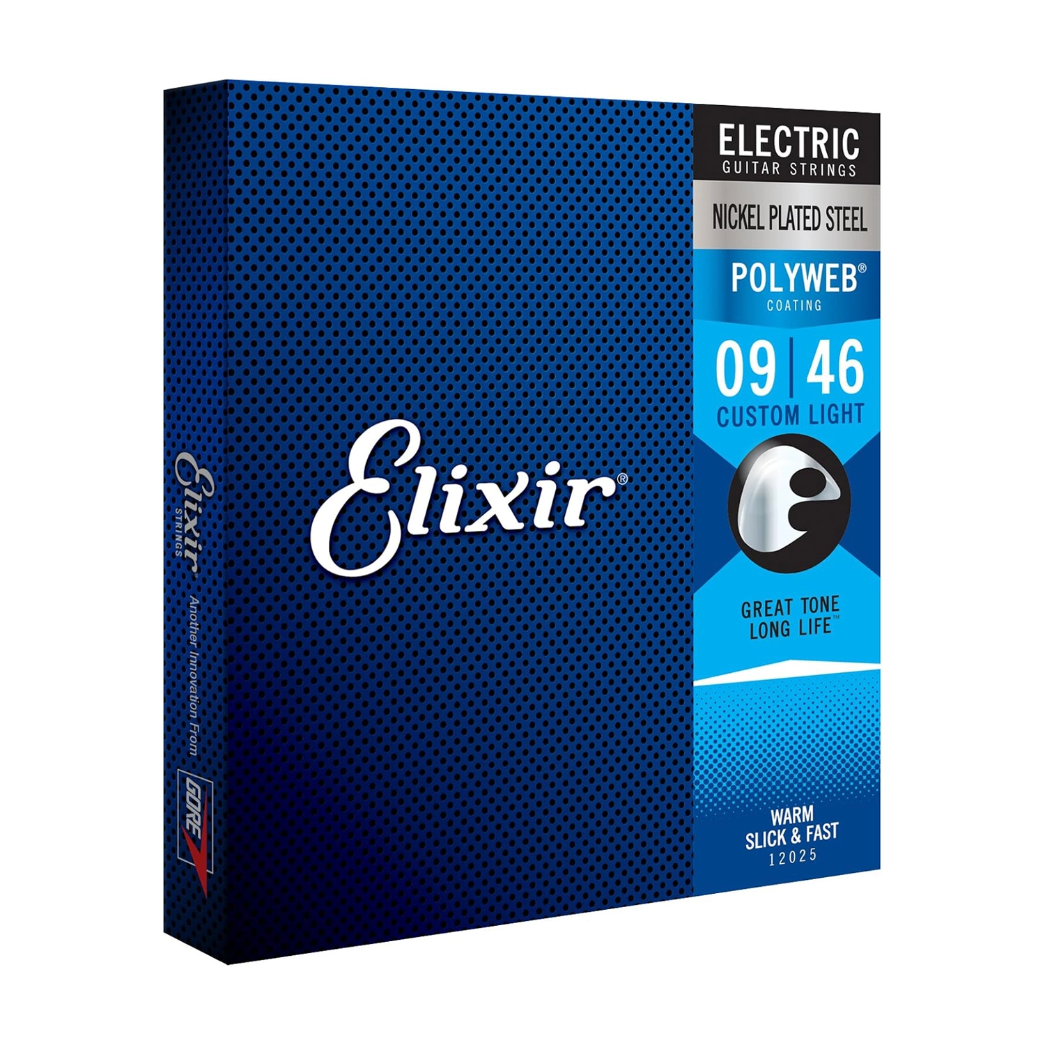 Elixir 12025 Polyweb Custom Light 9-42 Coated Electric Guitar Strings