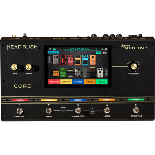 Headrush Core Guitar Multi-Effect/Amp Modeler/Vocal Processor Unit