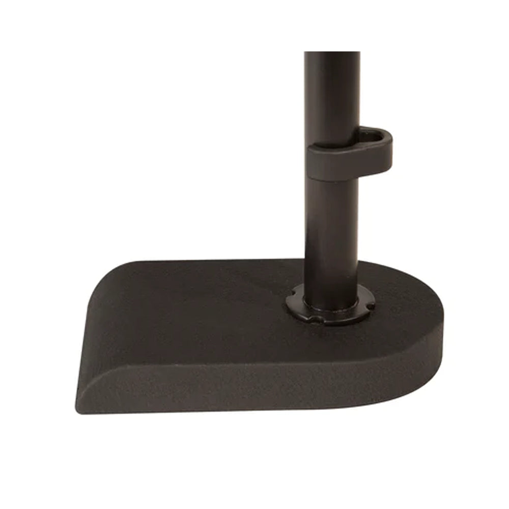Close-up view of the bottom of the Ultimate Support JS-KD50 Jamstands Kick Drum/Amp Stand