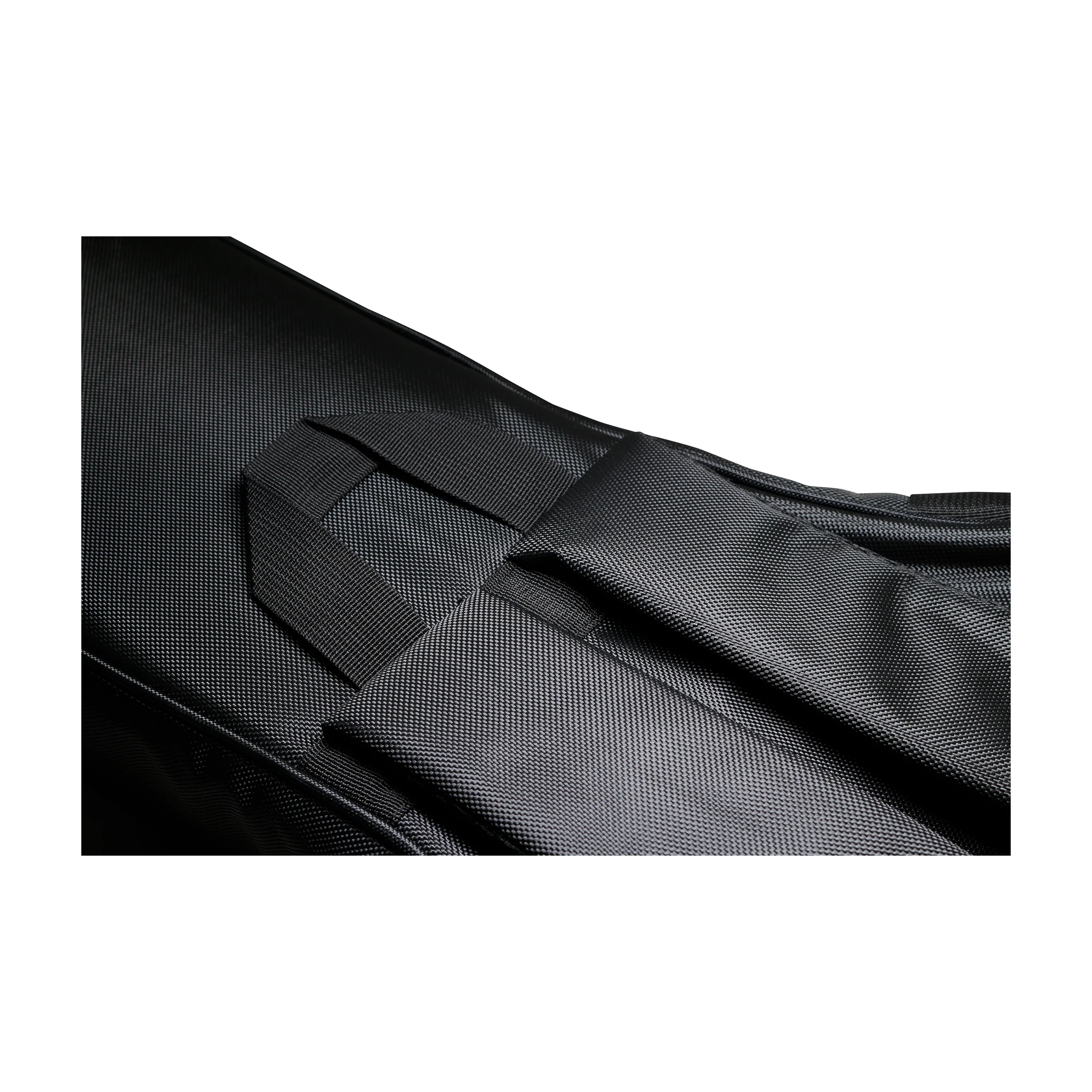 Close up view on the back of Ultimate Support USGB-PERF-EB Gig Bag for Electric Bass