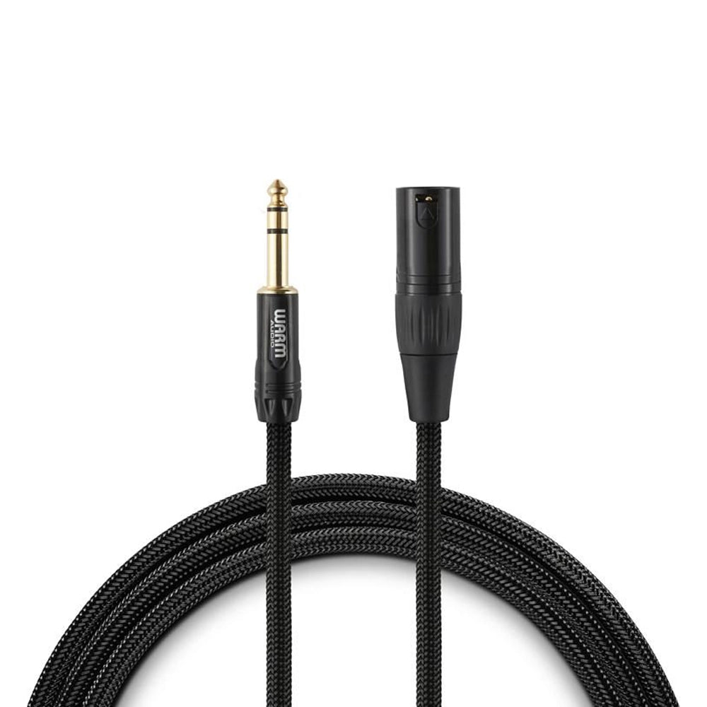 Warm Audio Premier Gold XLR Male to TRS Male Cable - 3'