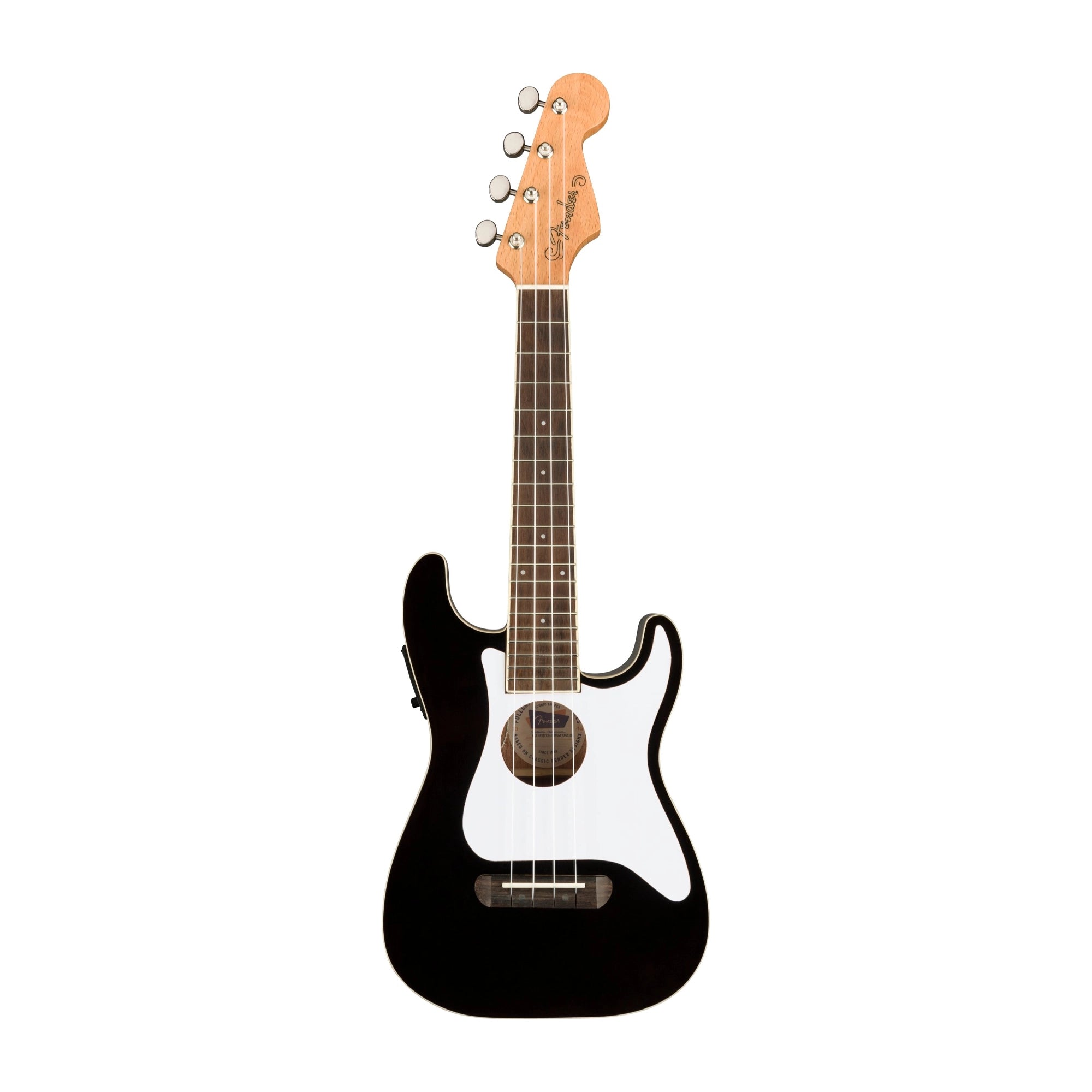 Fender Fullerton Stratocaster Ukulele- Black