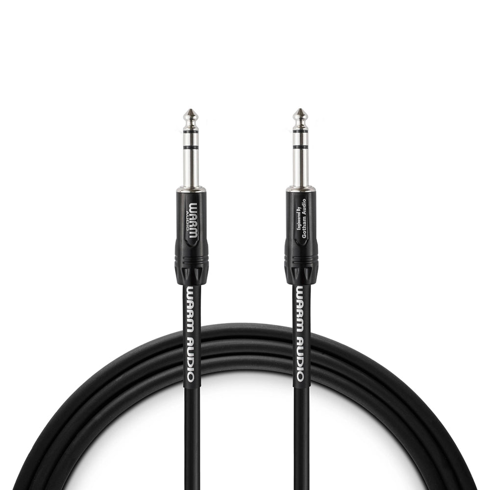 Warm Audio Pro-TRS-20' Pro Silver TRS to TRS Cable - 20-foot