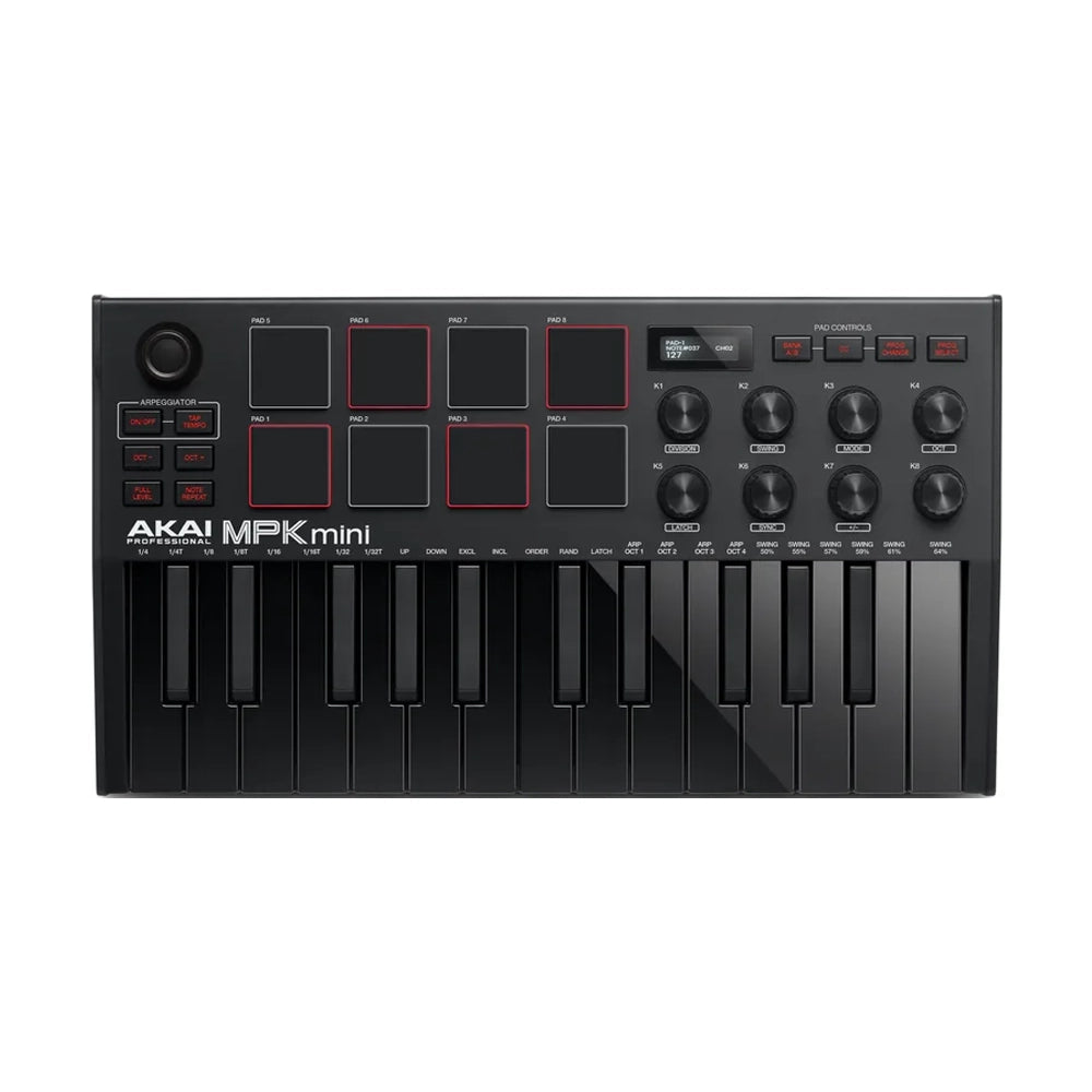 Controlador MIDI de 25 teclas Akai Professional MPK Mini MKIII (Negro)