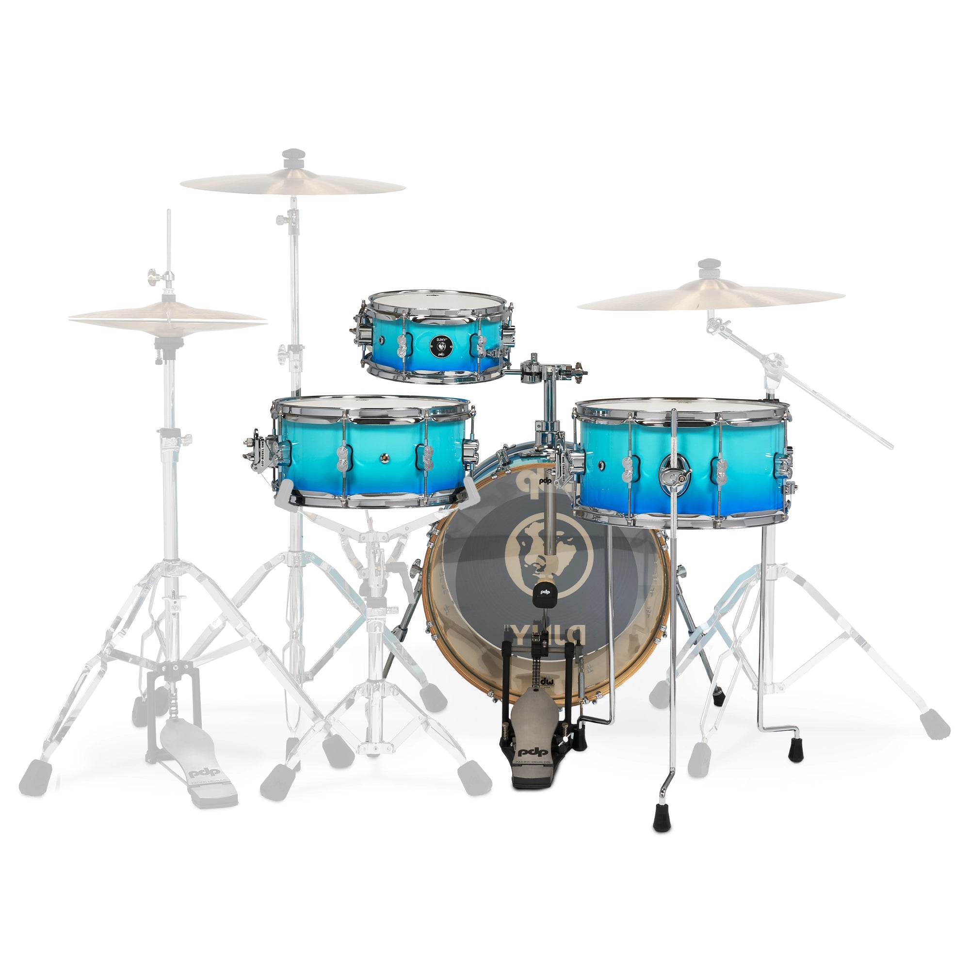 PDP Daru Jones New Yorker II 4-Piece Shell Pack - Blue Fade