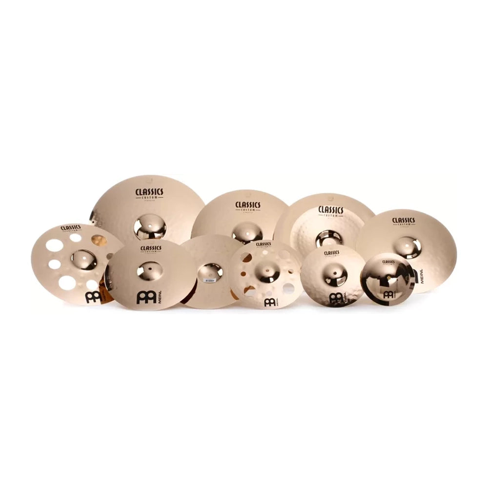 Meinl Cymbals CC4680-TRB Classics Custom Pack Triple Bonus Cymbal Box Set with FREE 8" Bell, FREE 10" Splash and FREE 12" Trash Splash