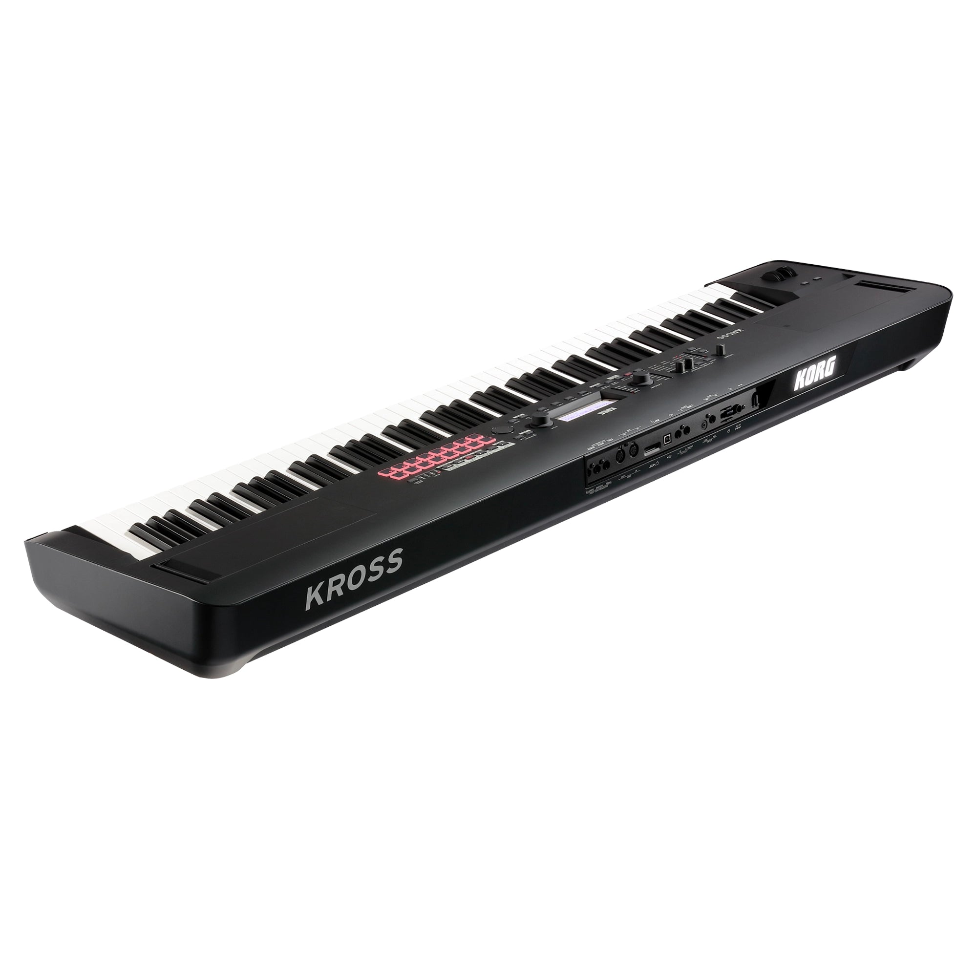 Korg Kross 2 88-Key Performance Synth/Workstation with Added PCM and Sounds in Matte Black