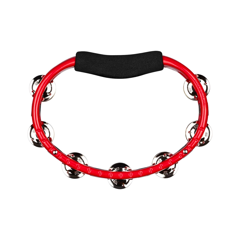 Meinl Hand Tambourine Steel Jingle Red