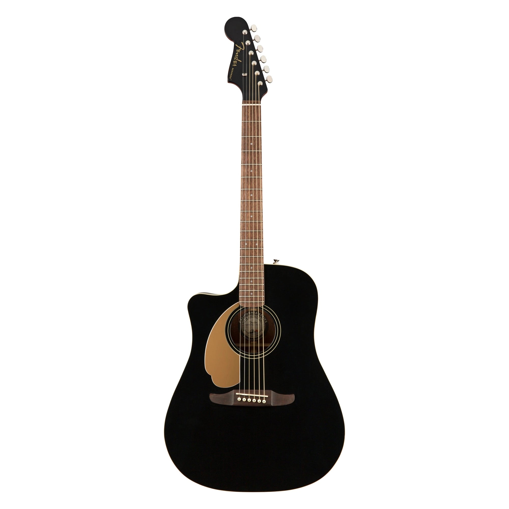 Fender Redondo Player Left-Handed Acoustic-Electric Guitar - Jetty Black