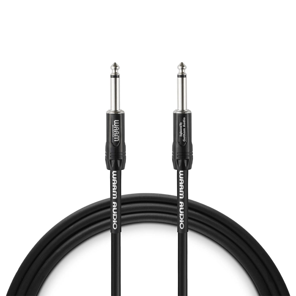 Warm Audio Pro-TS-20' Pro Silver Straight to Straight Instrument Cable - 20-foot