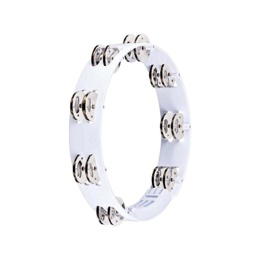 Meinl 10" Molded ABS Tambourine - White