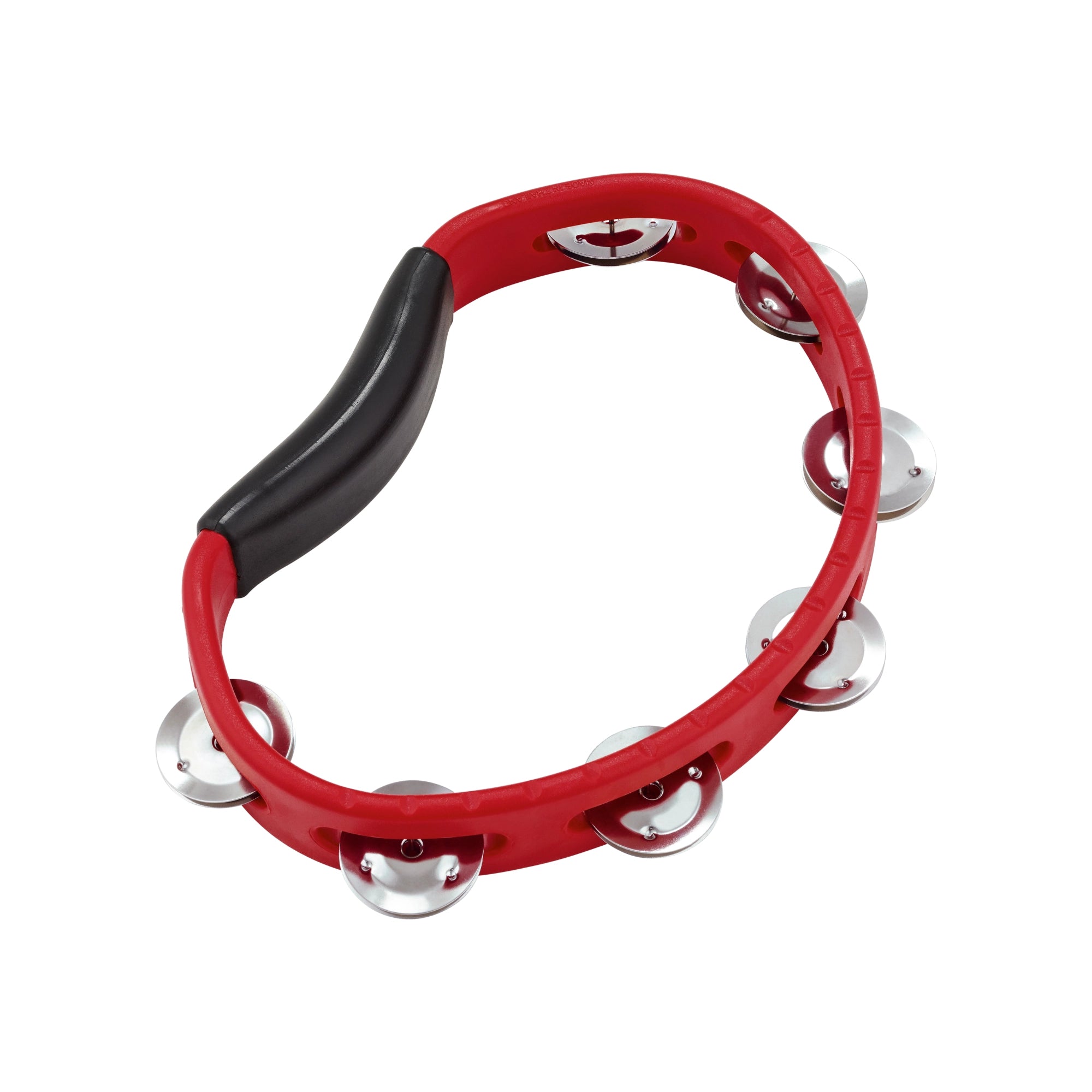 Headliner ABS Hand Tambourine, Steel Jingles, 1 Row