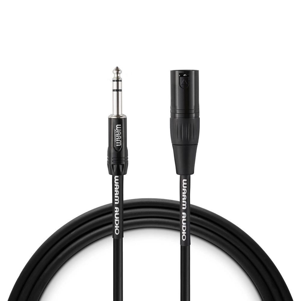 Warm Audio Pro Silver XLR Male to TRS Male Cable - 3-foot