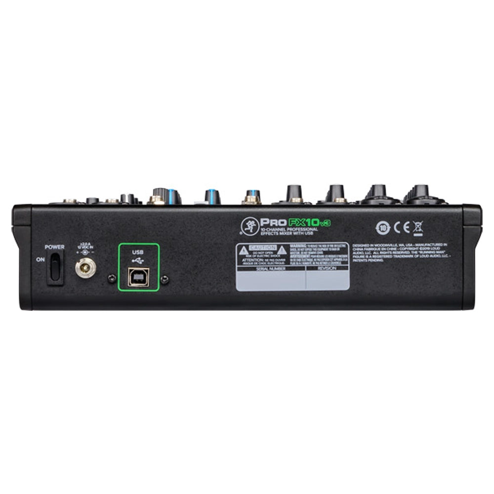 Mackie PROFX10V3 10-Channel Professional Effects Mixer with USB