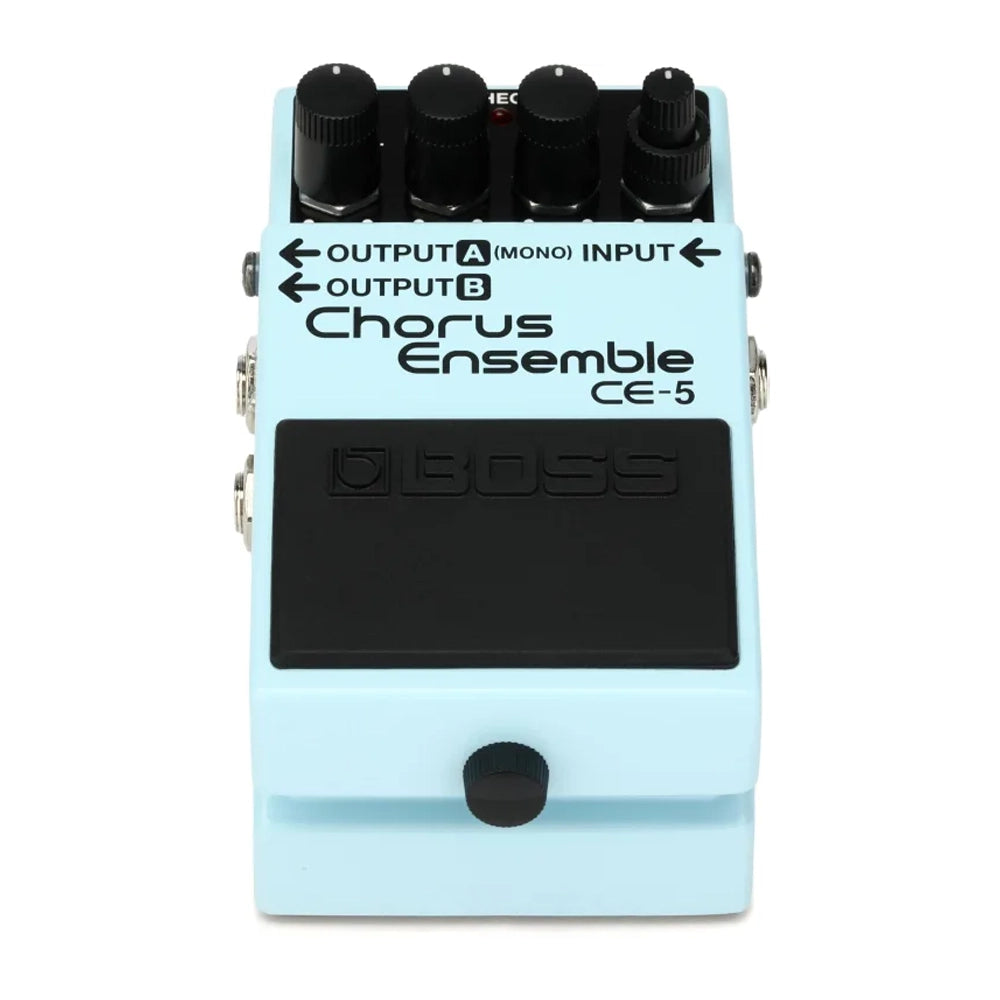 Front angle view of BOSS CE-5 STEREO CHORUS ENSEMBLE PEDAL