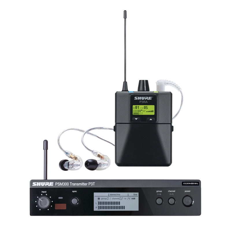Shure PSM300 P3TRA215CL Wireless In-Ear Monitor System - J13 Band