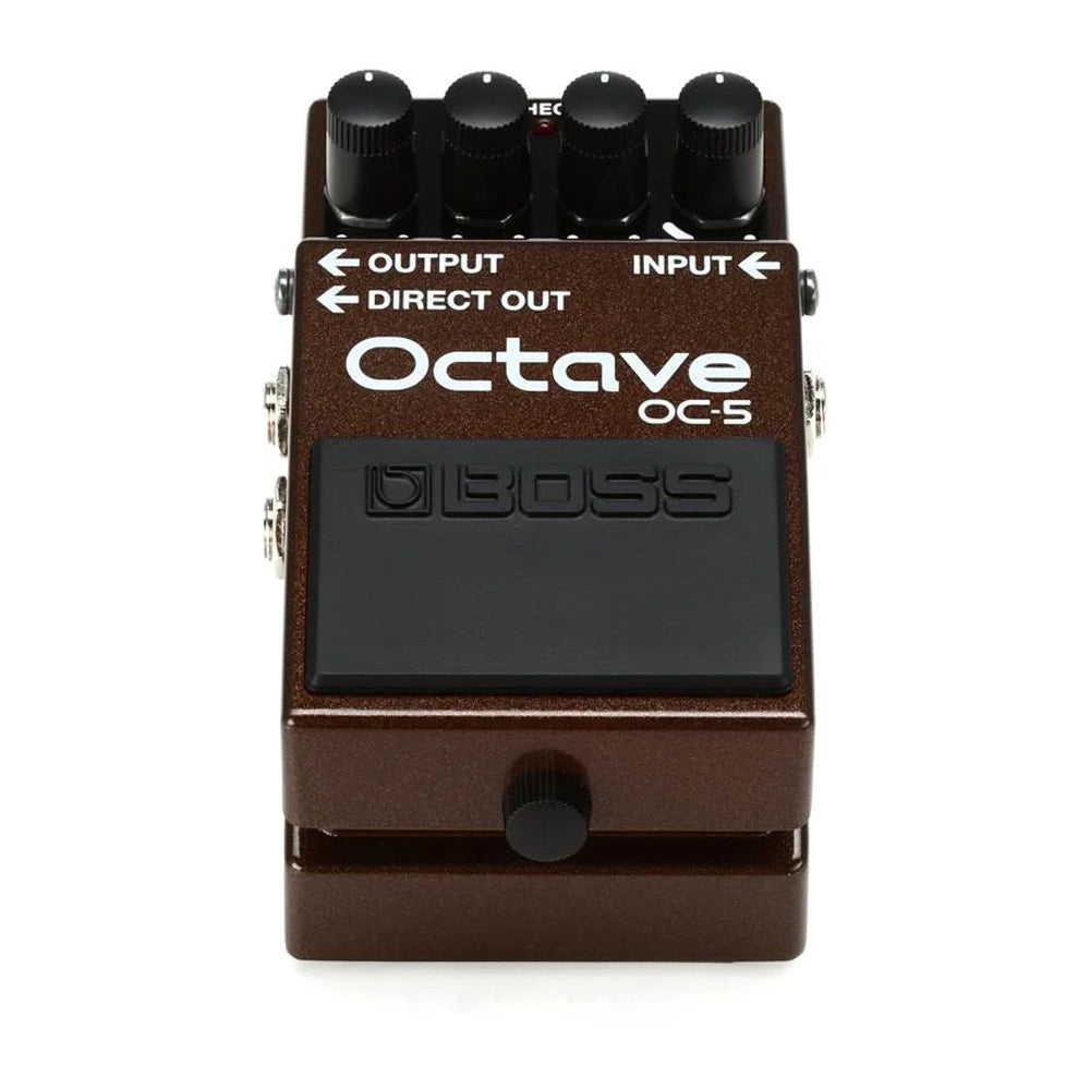 Front angle view of Boss OC-5 Octave Pedal for Guitar/Bass