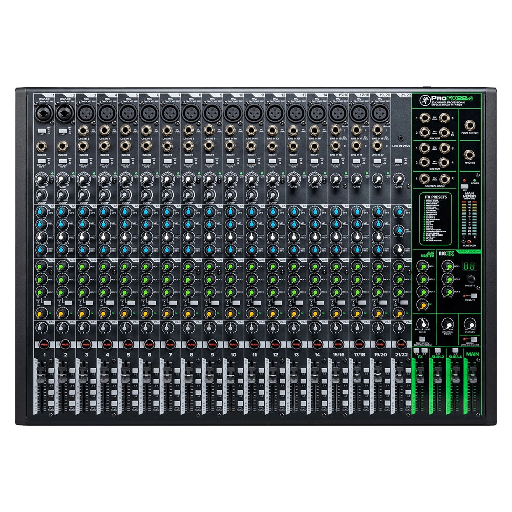 Mackie PROFX22V3 22-channel Mixer with USB and Effects