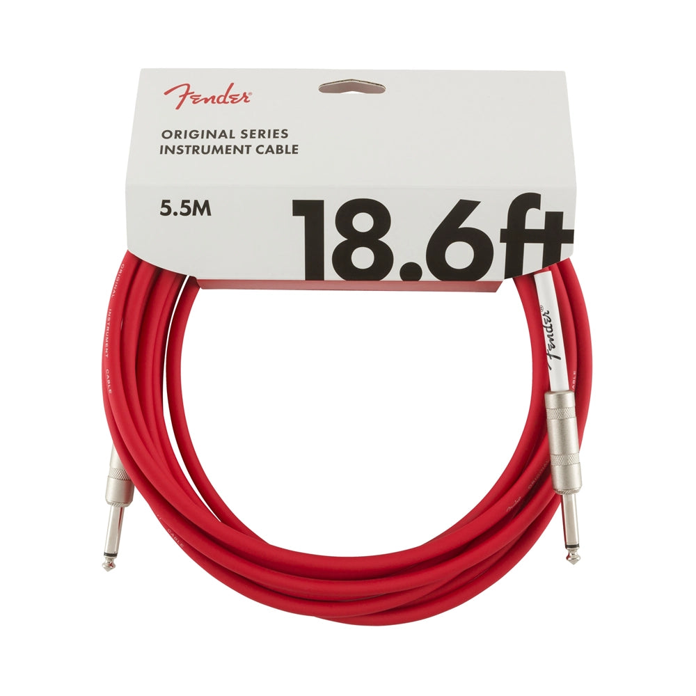 Fender Original Series18.6' Instrument Cable - Fiesta Red