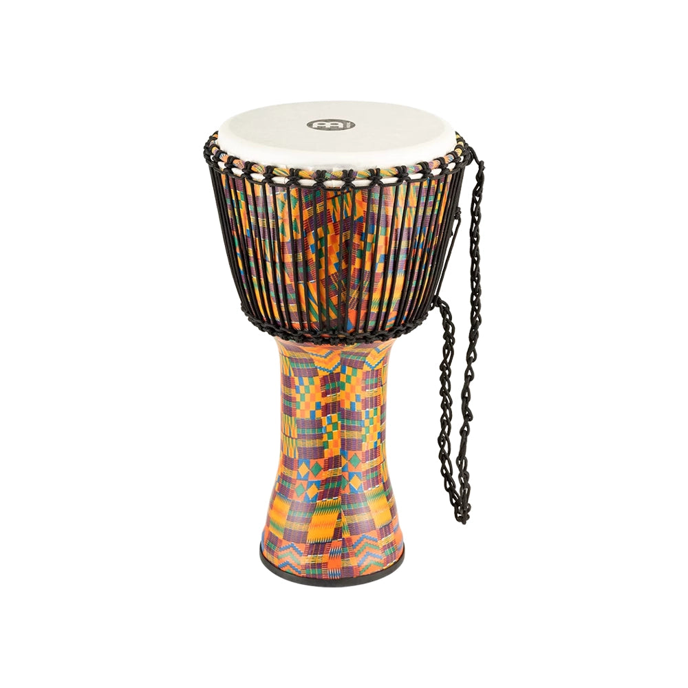 Meinl 12" Rope Tuned Travel Series Djembe-Kenyan Quilt