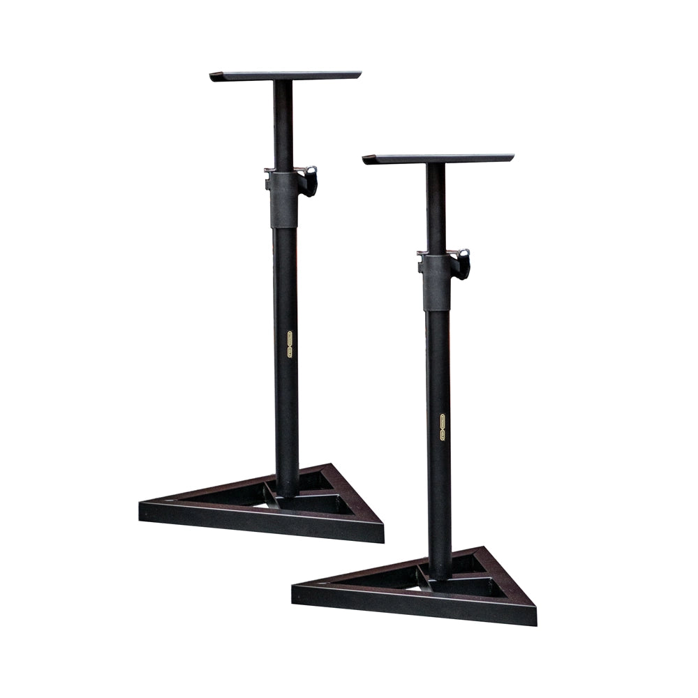 Full view of Stronghold Adjustable Studio Monitor Stand Pair