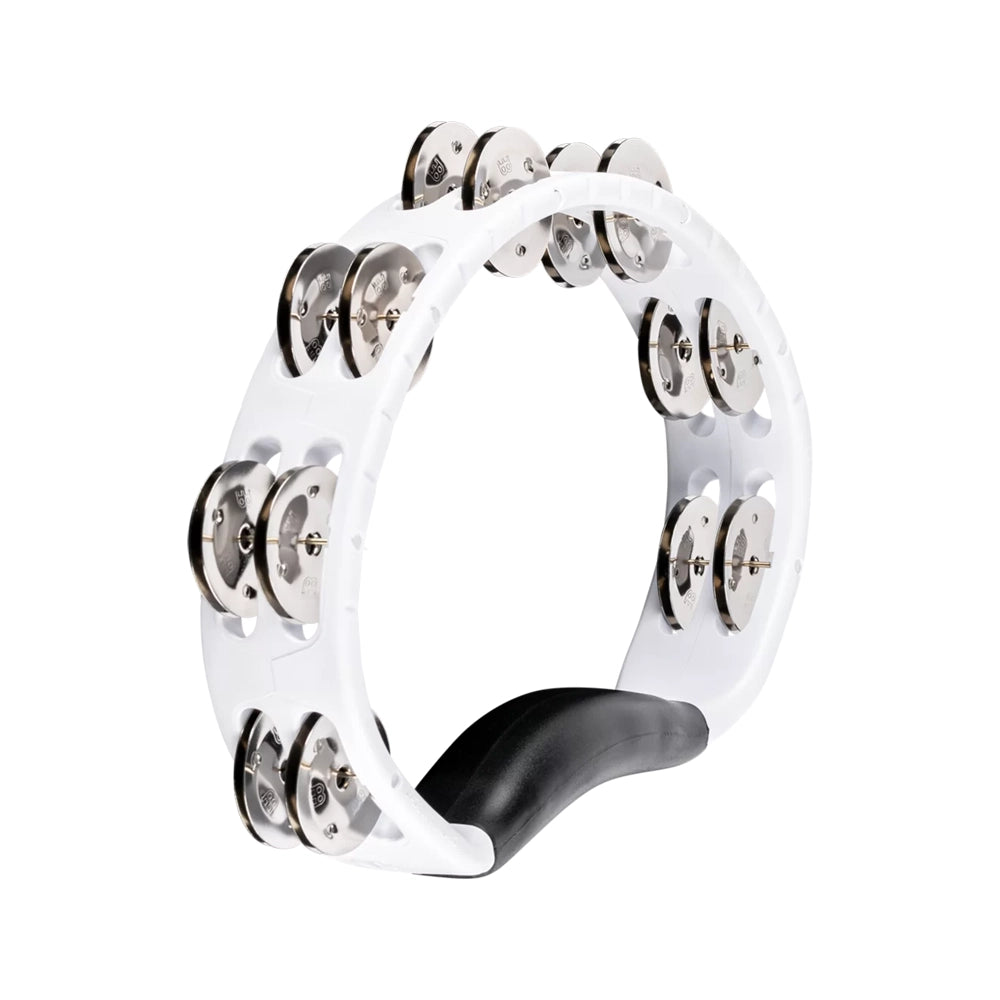 Meinl Headliner Series HTMT1WH Hand Held Double Row Tambourine - White