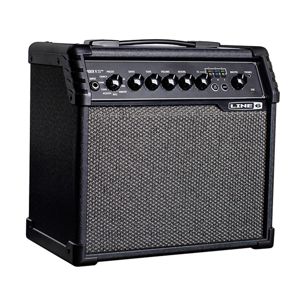 Line 6 Spider V 20 MKII 20W 1x8 Guitar Combo Amp Black
