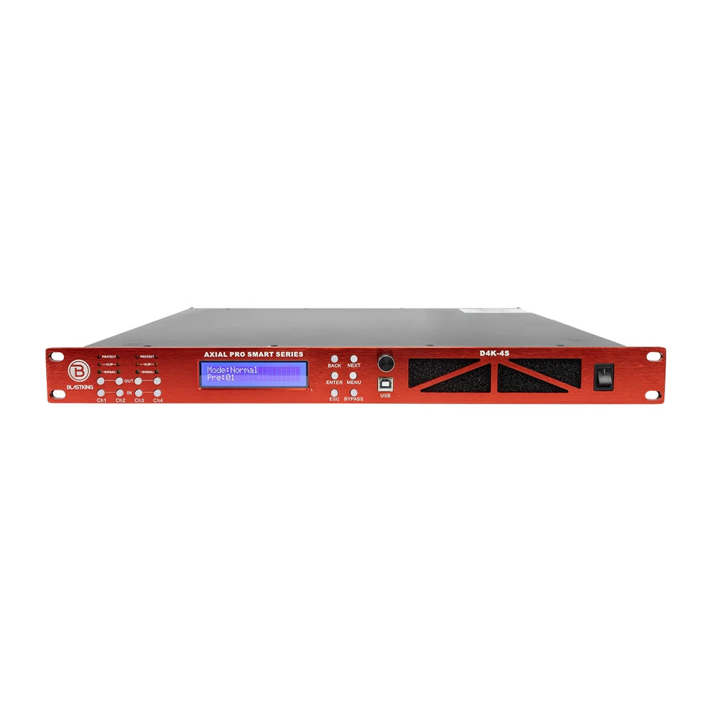 Blastking D4K-4S 4,000 Watt 4 DSP Channel Class-D Smart Power Amplifier