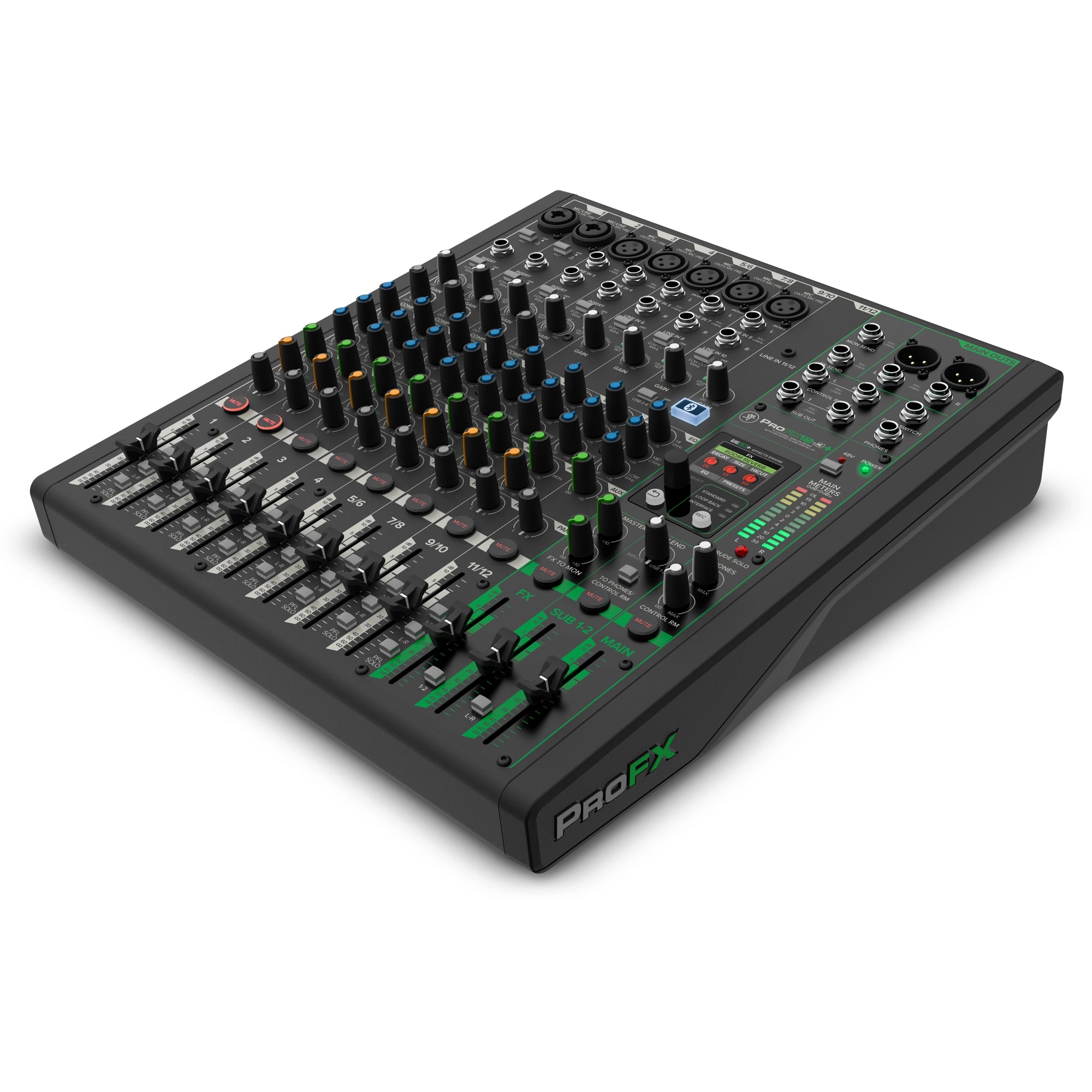 Mackie ProFx12v3+ Mezcladora USB-C de 12 Canales