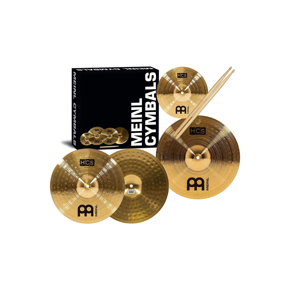 Meinl Cymbals HCS Cymbal Set Free splash, sticks and 3 free lessons